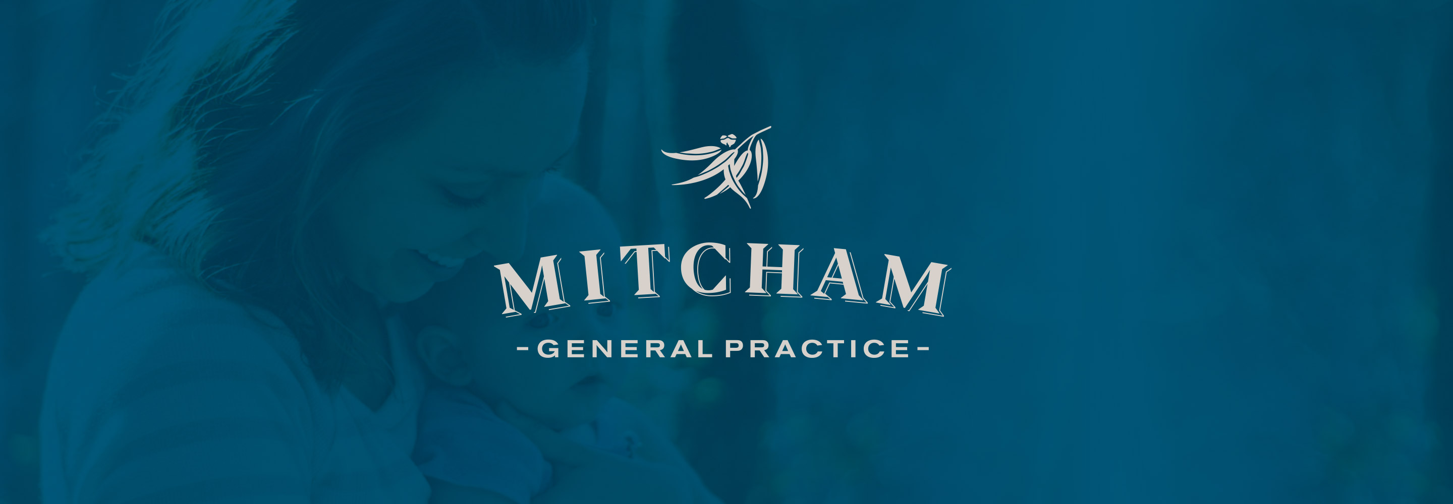 Mitcham GP logo banner created by Quisk Design.