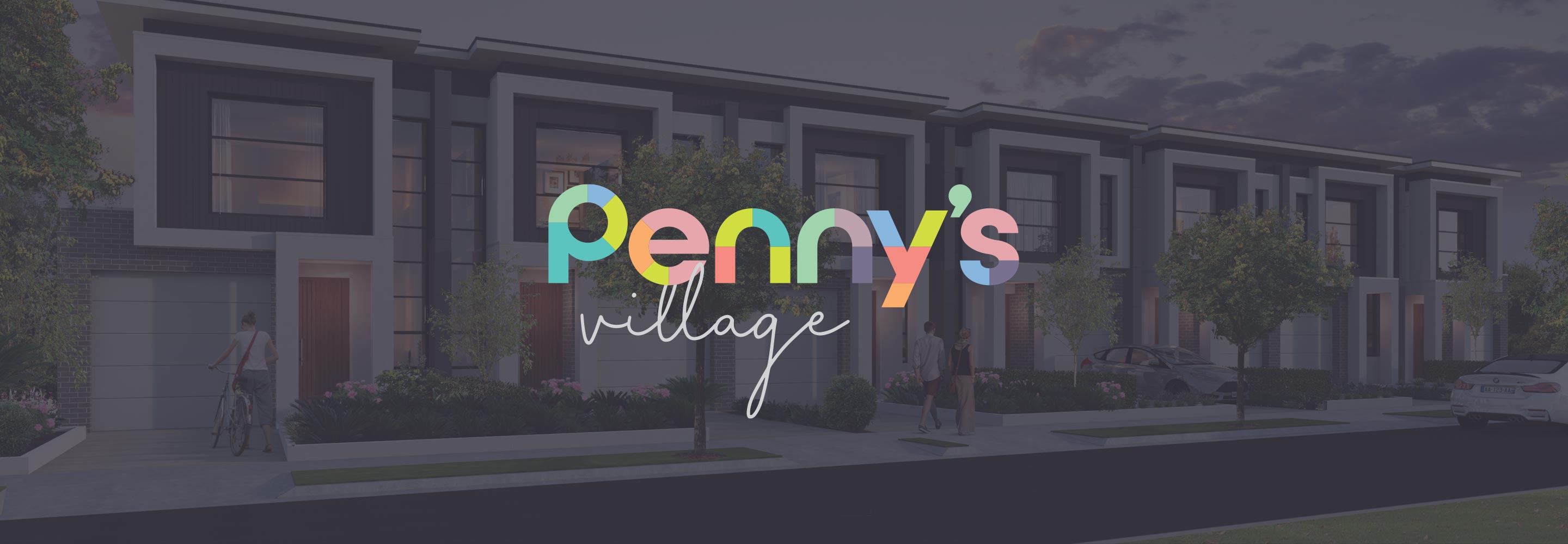 Penny's Village logo banner.