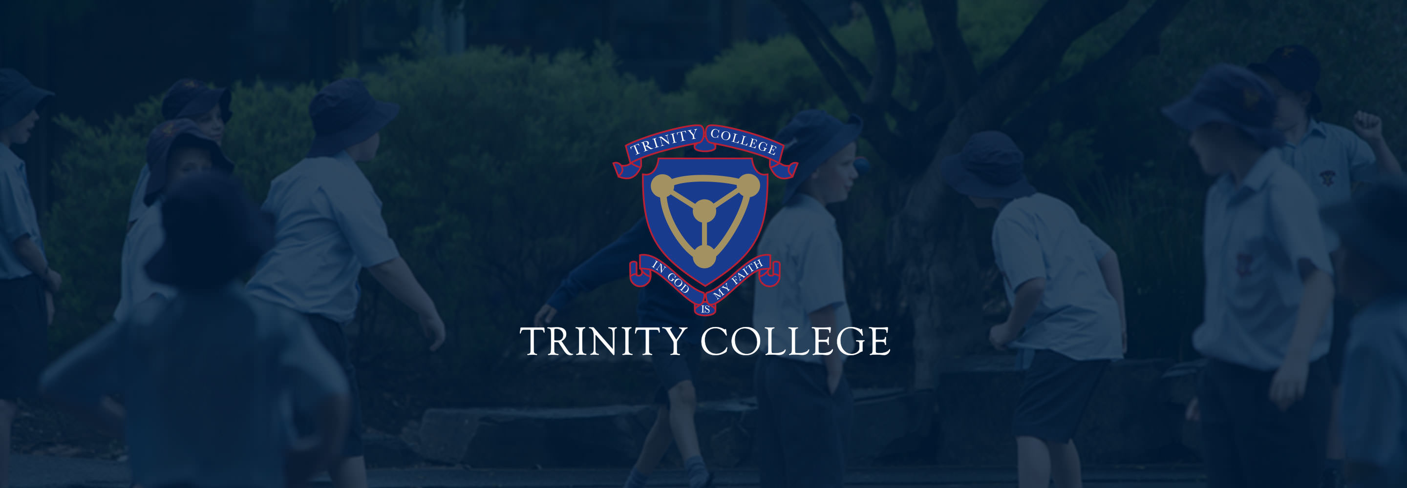 Trinity College logo banner.