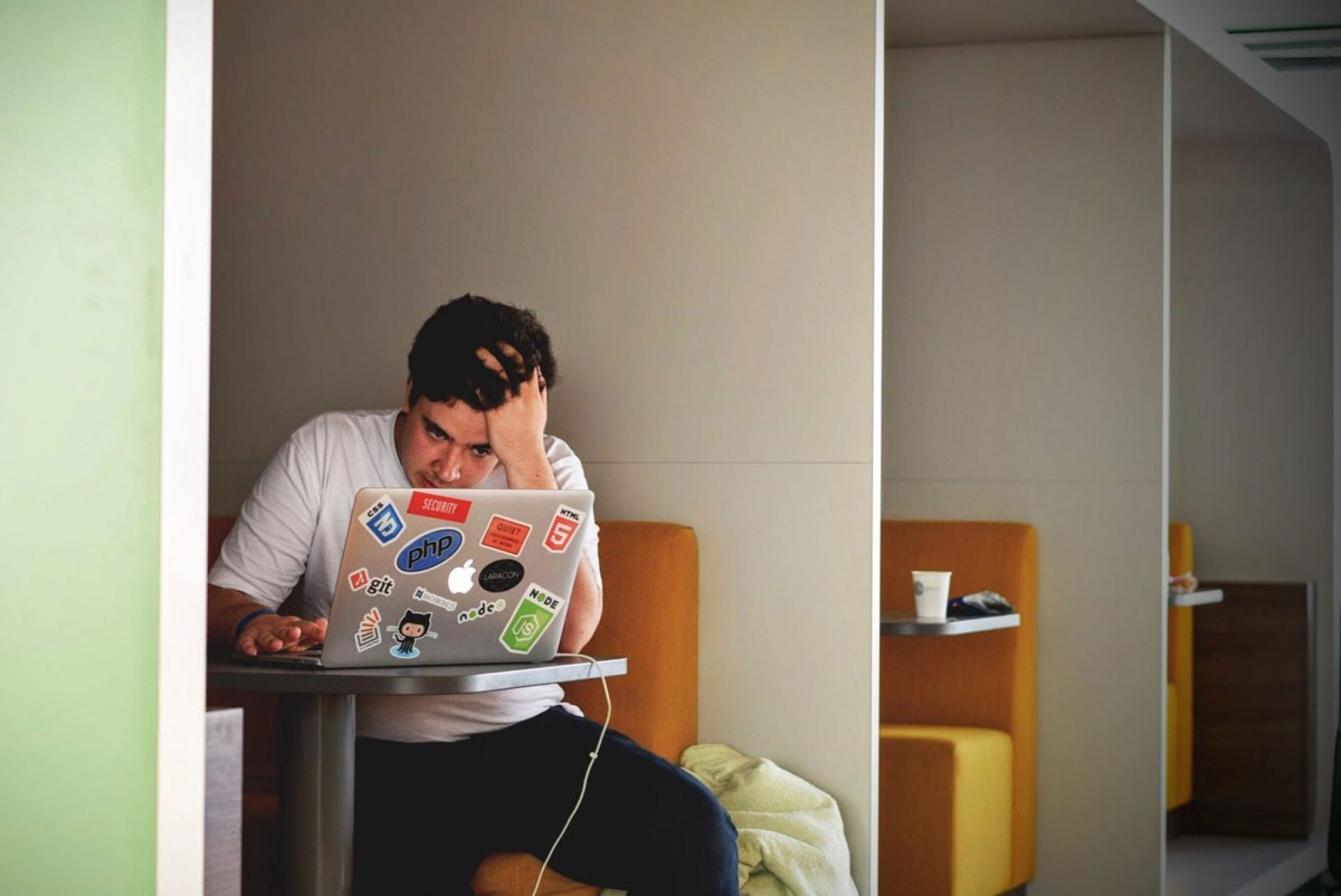 SEO web design in Adelaide - Frustrated online user
