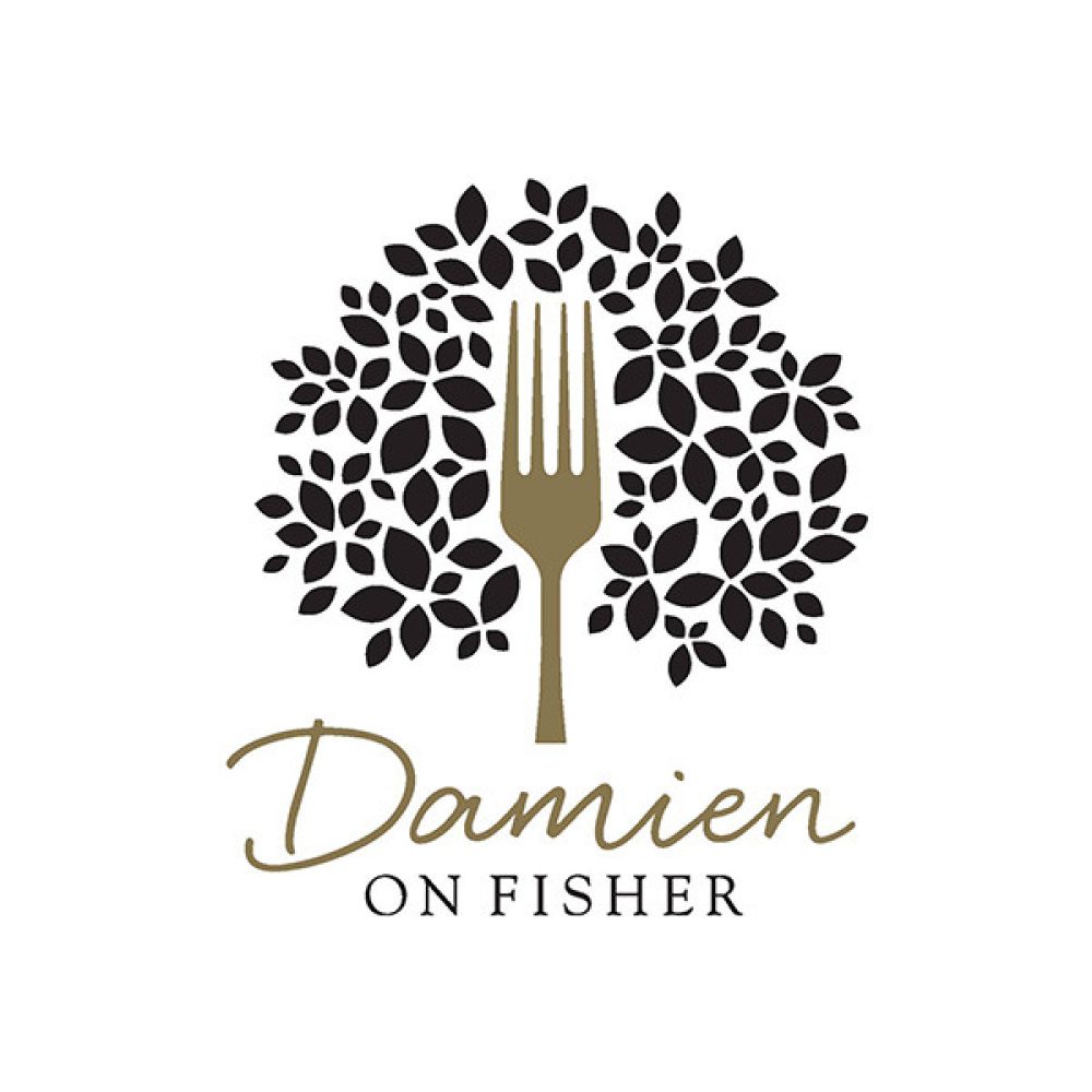 Damien on Fisher branding adelaide logo design