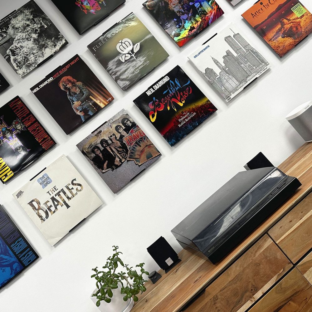 Web design studio Adelaide - Wall of Vinyls